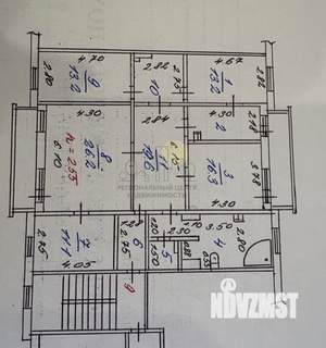 4-к квартира, вторичка, 132м2, 3/5 этаж