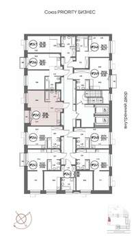 1-к квартира, строящийся дом, 37м2, 13/19 этаж