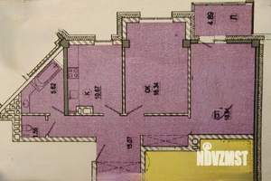 2-к квартира, вторичка, 66м2, 6/9 этаж