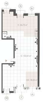 Студия квартира, вторичка, 225м2, 5/7 этаж