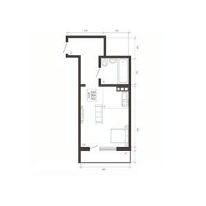 1-к квартира, вторичка, 34м2, 10/10 этаж