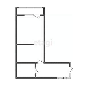 1-к квартира, вторичка, 35м2, 1/13 этаж