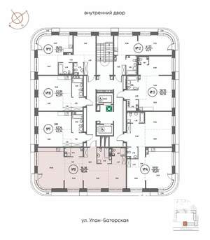 3-к квартира, строящийся дом, 99м2, 3/20 этаж