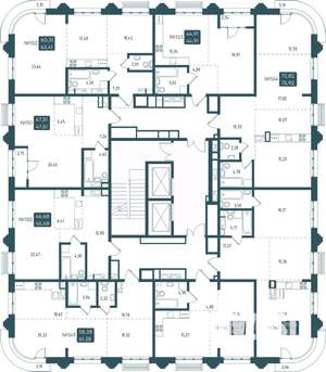 3-к квартира, вторичка, 76м2, 3/20 этаж