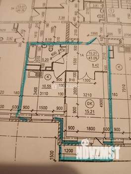 1-к квартира, вторичка, 43м2, 3/12 этаж