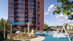 1-к квартира, строящийся дом, 44м2, 4/19 этаж