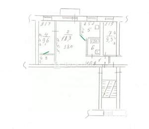 3-к квартира, вторичка, 53м2, 4/5 этаж