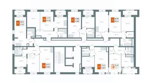 2-к квартира, вторичка, 64м2, 12/14 этаж