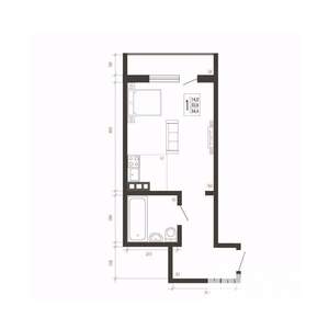 1-к квартира, вторичка, 34м2, 9/10 этаж