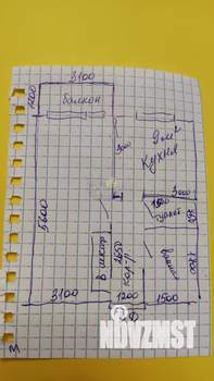 1-к квартира, вторичка, 33м2, 1/5 этаж