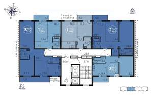 1-к квартира, вторичка, 45м2, 2/16 этаж