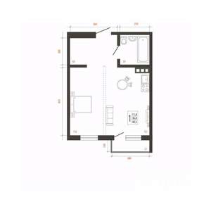 1-к квартира, вторичка, 41м2, 2/10 этаж