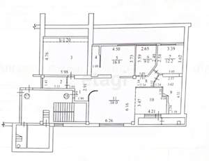4-к квартира, вторичка, 147м2, 8/8 этаж