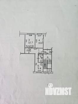 2-к квартира, вторичка, 44м2, 1/5 этаж
