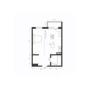 1-к квартира, вторичка, 41м2, 10/10 этаж