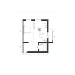 1-к квартира, вторичка, 42м2, 3/10 этаж