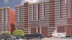 2-к квартира, строящийся дом, 52м2, 9/16 этаж