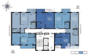 2-к квартира, вторичка, 45м2, 8/16 этаж