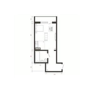 1-к квартира, вторичка, 34м2, 9/10 этаж