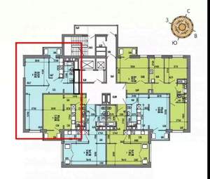 2-к квартира, вторичка, 60м2, 3/16 этаж
