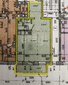 1-к квартира, вторичка, 45м2, 4/17 этаж