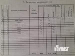 3-к квартира, вторичка, 78м2, 4/5 этаж