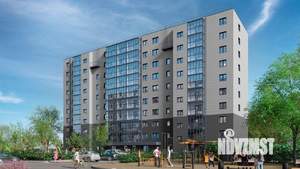 2-к квартира, строящийся дом, 51м2, 10/10 этаж