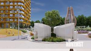 2-к квартира, строящийся дом, 65м2, 6/19 этаж