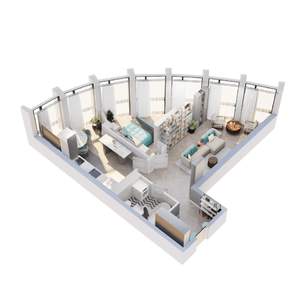 2-к квартира, вторичка, 64м2, 8/8 этаж