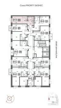 Студия квартира, вторичка, 26м2, 11/19 этаж
