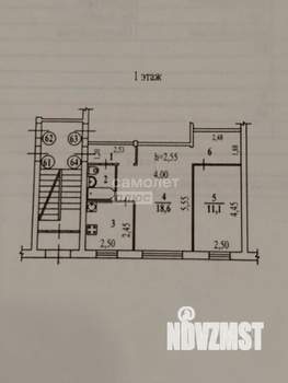 2-к квартира, вторичка, 47м2, 1/5 этаж