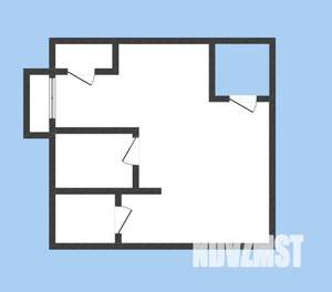 3-к квартира, вторичка, 43м2, 4/5 этаж