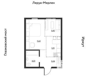 2-к квартира, вторичка, 32м2, 15/19 этаж