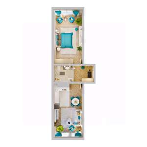 2-к квартира, вторичка, 52м2, 3/8 этаж