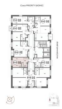 Студия квартира, строящийся дом, 23м2, 15/19 этаж