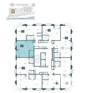 1-к квартира, вторичка, 48м2, 17/20 этаж