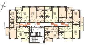 1-к квартира, строящийся дом, 40м2, 11/17 этаж