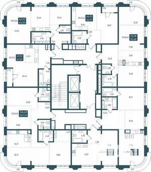 1-к квартира, вторичка, 44м2, 15/20 этаж
