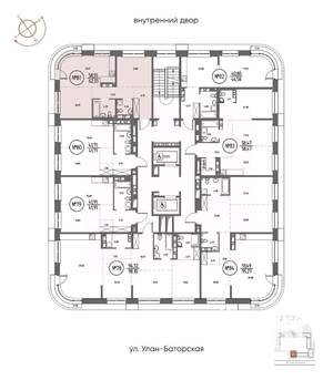 2-к квартира, вторичка, 62м2, 13/20 этаж