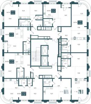 2-к квартира, вторичка, 63м2, 8/20 этаж