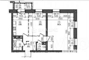 2-к квартира, вторичка, 80м2, 3/17 этаж