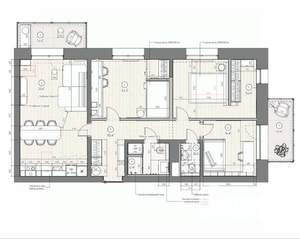 3-к квартира, вторичка, 84м2, 3/18 этаж