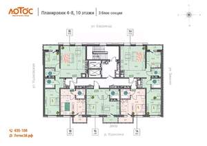 3-к квартира, вторичка, 77м2, 10/18 этаж