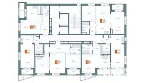 2-к квартира, вторичка, 57м2, 12/14 этаж