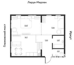 3-к квартира, вторичка, 56м2, 17/19 этаж