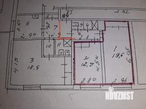 2-к квартира, вторичка, 32м2, 4/5 этаж