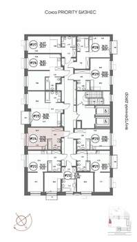 Студия квартира, вторичка, 24м2, 10/19 этаж