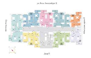 2-к квартира, строящийся дом, 56м2, 8/16 этаж