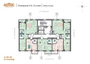 1-к квартира, вторичка, 41м2, 4/18 этаж