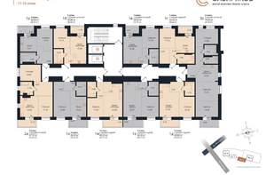 3-к квартира, сданный дом, 80м2, 11/18 этаж